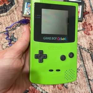 Green game, boy, color, Nintendo